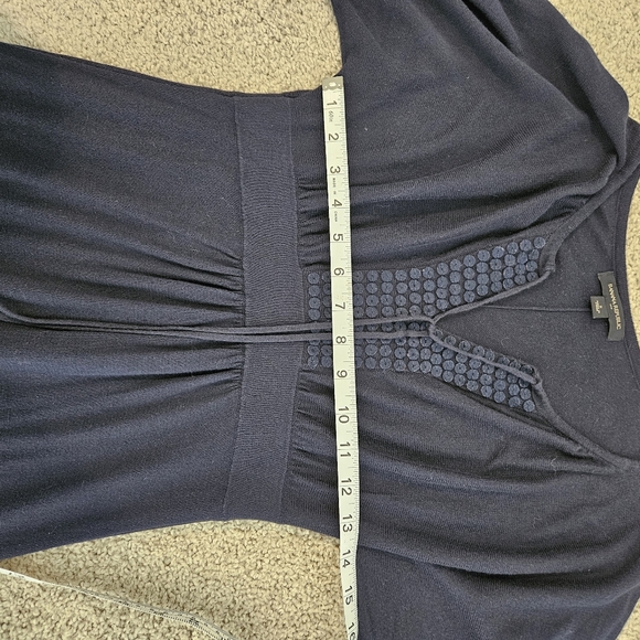 Banana Republic tie front navy dress Small - Picture 10 of 12